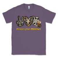 Lavender Peace Love Missouri Classic Tee - Jasminsmagicworld