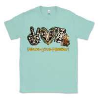 Seafoam Peace Love Missouri Classic Tee - Jasminsmagicworld