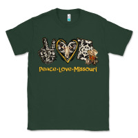 Sports Green Peace Love Missouri Classic Tee - Jasminsmagicworld