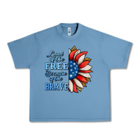 Pebble Blue patriotic sunflower no background Urban Heavy Tee - Jasminsmagicworld