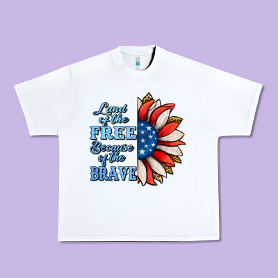 Patriotic Sunflower No Background Urban Heavy Tee Designed By Jasminsmagicworld
