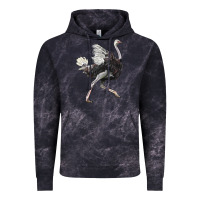 Cloud Black Ostrich Vintage Hoodie - LillyAllenDesigns