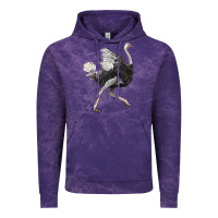 Cloud Purple Ostrich Vintage Hoodie - LillyAllenDesigns