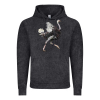 Vintage Black Ostrich Vintage Hoodie - LillyAllenDesigns