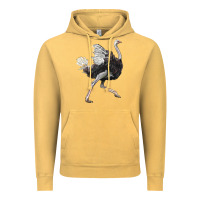 Vintage Mustard Ostrich Vintage Hoodie - LillyAllenDesigns
