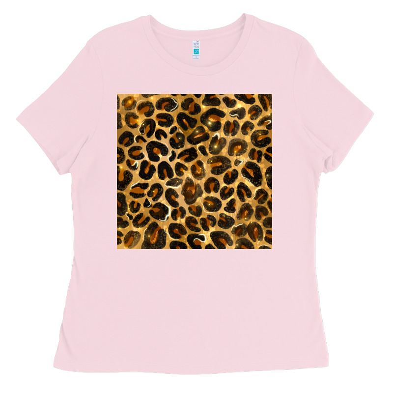 Leopard Seamless Pattern Ladies Tee by BundleAndBundleShop | Teevron