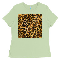 Matcha leopard seamless pattern Ladies Tee - BundleAndBundleShop