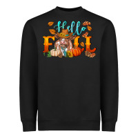 Black hello fall heifer cow Heavyweight Sweatshirt - RanaPortraitStore