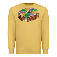 Antique Gold Mardi gras king cake Premium Sweatshirt - RanaPortraitStore