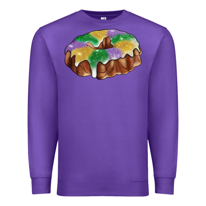 Mardi Gras King Cake Premium Sweatshirt by RanaPortraitStore | Teevron