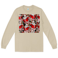 Mushroom Merry Christmas Long Sleeve Tee - CowhideDigitalArt