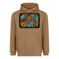 Toasted Coconut christmas sunflowers and buffalo plaid background Heavyweight Hoodie - Jasminsmagicworld