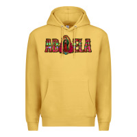 Antique Gold abuela floral aztec leopard Premium Hoodie - Jasminsmagicworld