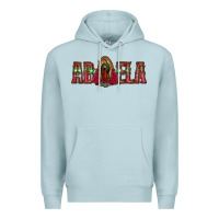Blue Mist abuela floral aztec leopard Premium Hoodie - Jasminsmagicworld