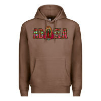 Chestnut abuela floral aztec leopard Premium Hoodie - Jasminsmagicworld