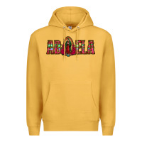 Mustard abuela floral aztec leopard Premium Hoodie - Jasminsmagicworld