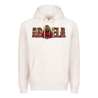 Pale Pink abuela floral aztec leopard Premium Hoodie - Jasminsmagicworld