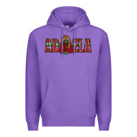 Purple abuela floral aztec leopard Premium Hoodie - Jasminsmagicworld