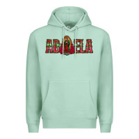 Seafoam abuela floral aztec leopard Premium Hoodie - Jasminsmagicworld