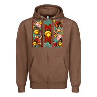 Chestnut softball mom Zipper Hoodie - Jasminsmagicworld