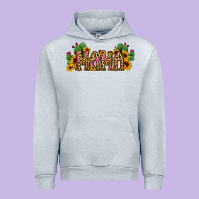Cactus Leopard Sunflower Mama And Mini Set Urban Hoodie Designed By Jasminsmagicworld