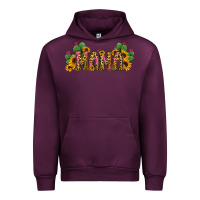 Mauve Wine Cactus Leopard Sunflower Mama and Mini Set Urban Hoodie - Jasminsmagicworld