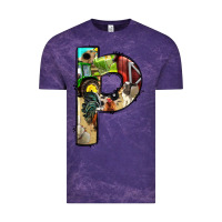 Cloud Purple farm life alphabet lowercase letters p Vintage Tee - BundleAndBundleShop
