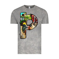 Farm Life Alphabet Lowercase Letters P Vintage Tee | Teevron
