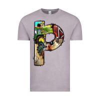 Vintage Zinc farm life alphabet lowercase letters p Vintage Tee - BundleAndBundleShop