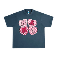 Midnight Navy mama candy hearts Urban Heavy Tee - LillyAllenDesigns