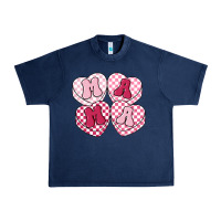 Navy mama candy hearts Urban Heavy Tee - LillyAllenDesigns