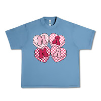 Pebble Blue mama candy hearts Urban Heavy Tee - LillyAllenDesigns