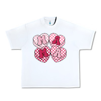 White mama candy hearts Urban Heavy Tee - LillyAllenDesigns