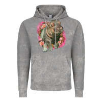 Cloud Rock leopard baby hippo Vintage Hoodie - LillyAllenDesigns