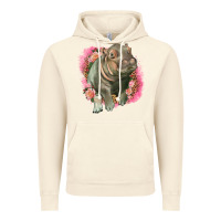 Vintage Artic leopard baby hippo Vintage Hoodie - LillyAllenDesigns