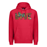 Cardinal love texas map sunflower leopard cowhide Premium Hoodie - Artiststas