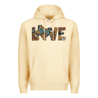 Pina Colada love texas map sunflower leopard cowhide Premium Hoodie - Artiststas