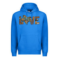 True Royal love texas map sunflower leopard cowhide Premium Hoodie - Artiststas