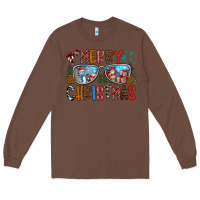 Chestnut merry christmas Long Sleeve Tee - CowhideDigitalArt