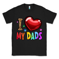 Black i love my dads Classic Tee - OliviaCreatesArt