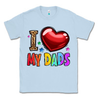 Dusty Blue i love my dads Classic Tee - OliviaCreatesArt