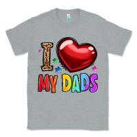 Heather Grey i love my dads Classic Tee - OliviaCreatesArt