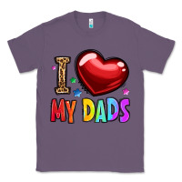 Lavender i love my dads Classic Tee - OliviaCreatesArt
