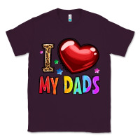 Plum i love my dads Classic Tee - OliviaCreatesArt