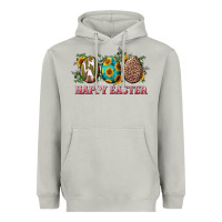 Moon Dust Happy Easter With Western Eggs And Sunflowers Heavyweight Hoodie - RanaPortraitStore