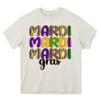 Cream mardi mardi mardi gras Heavy Core Tee - OliviaCreatesArt
