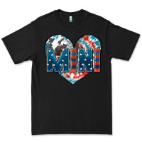 Black American mini heart 4th of july Premium Tee - FaDigitalArtStudio
