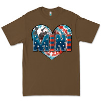 Cacao American mini heart 4th of july Premium Tee - FaDigitalArtStudio