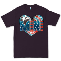 Plum American mini heart 4th of july Premium Tee - FaDigitalArtStudio