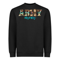 Black western camo pattern army mom Heavyweight Sweatshirt - Jasminsmagicworld